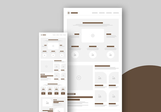 Wireframe Template Layout