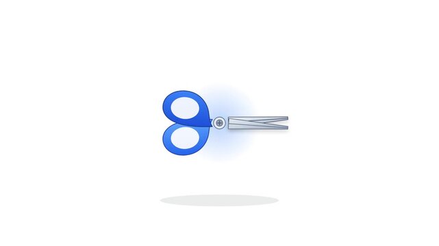 A conceptual illustration of a wind-up key shaped like scissors, symbolizing cutting or editing tools within a digital context