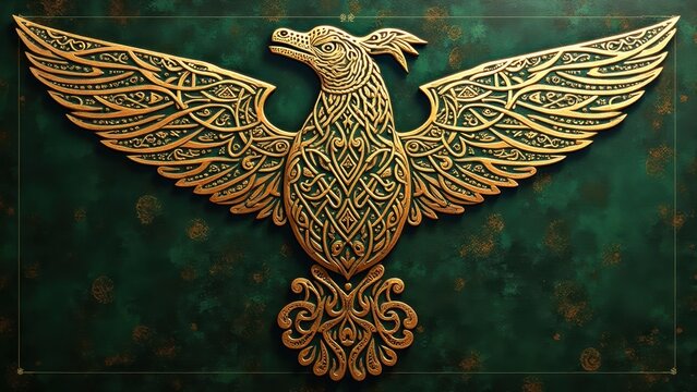 Celtic zoomorphic pattern animal knotwork engraving detailed, ancient mythological design artistic beautiful trendy elegant