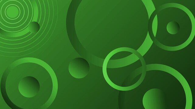 Abstract background with overlapping circles and glowing rings gradient colors, modern geometric pattern with smooth shapes and soft shadows