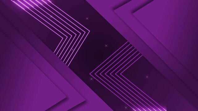 Abstract geometric background with glowing lines diagonal layers and modern futuristic design animation