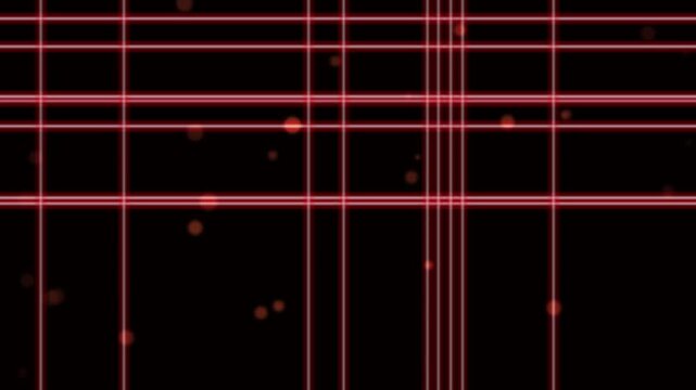 A dynamic secret agent loop showcasing a laser security grid vault. This seamless loop features criss-crossing red laser beams, cinematic floating dust, and volumetric glow. Ideal for spy missions, 