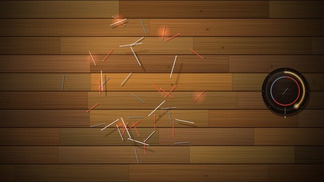 Buffon's Needle Experiment Estimating Pi With Falling Needles Animation