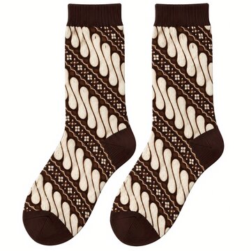 batik parang sock