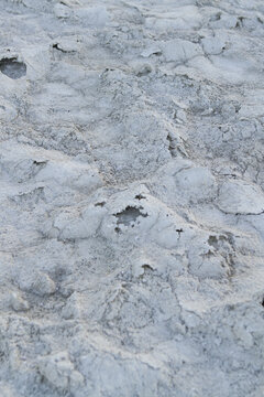 Cracked and dried earth of the Salton sea tell a cautionary tale about climate change and evaporation 