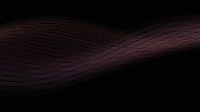 Abstract flowing colorful light waves with subtle motion against a dark background for tech concepts