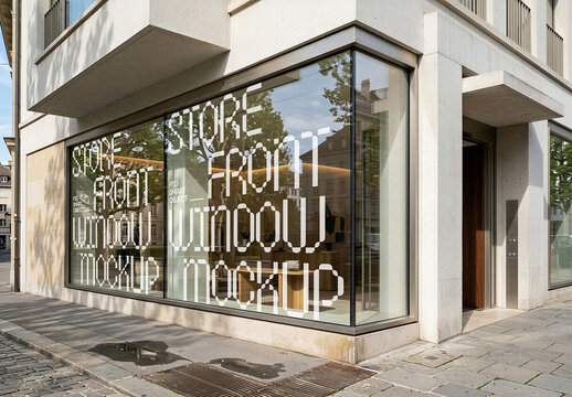 Storefront Window Mockup