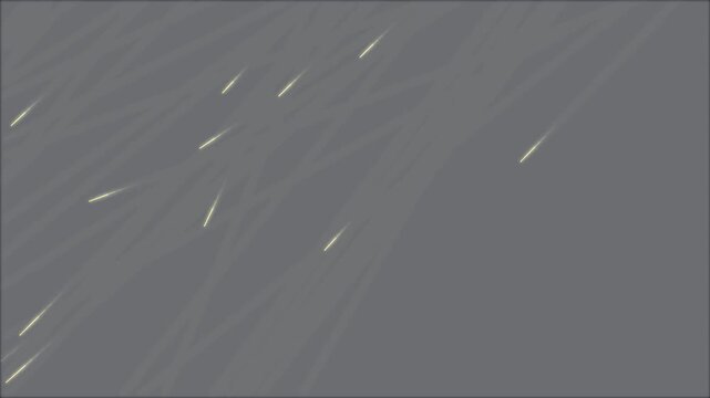 Abstract Yellow Light Streaks and Lines on a Minimalist Gray Background