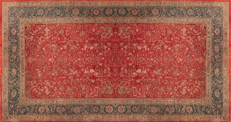 Obraz na płótnie Canvas Vintage Persian style decorative rug carpet