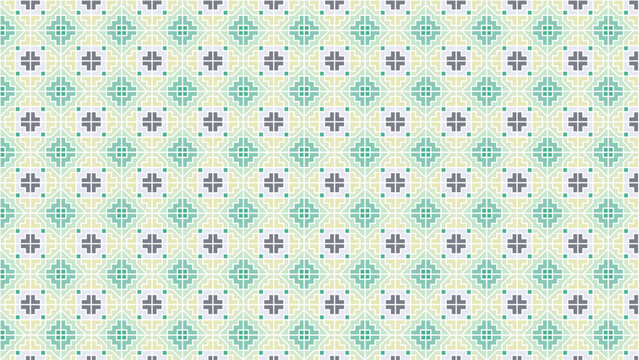 seamless geometric pattern featuring repeating. mosaic. illustration vector.