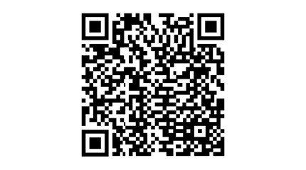 Fototapeta premium Black and white qr code isolated graphic element for digital