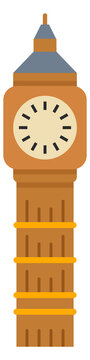A large clock tower with a clock face showing the time of 10 00