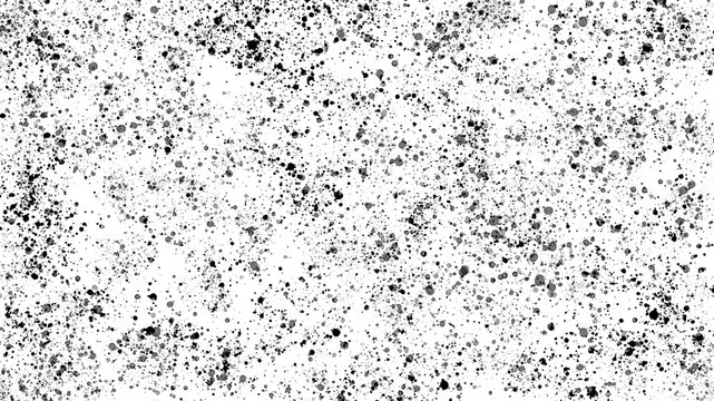 Black and White Distressed Grunge Speckle Texture Background