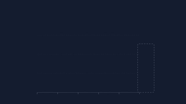 Two bars racing comparison animation for business results