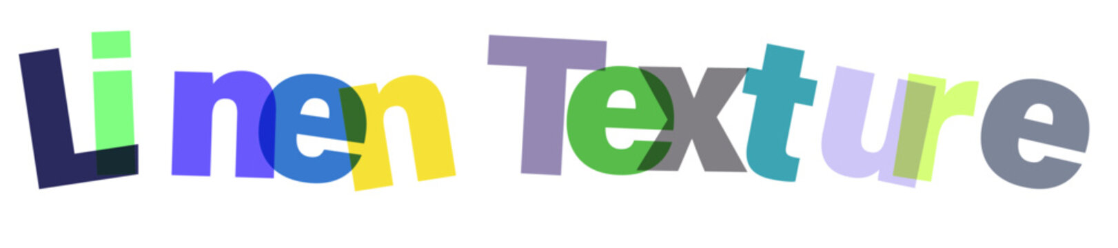 Colorful overlapping Extranet typographic lettering vector illustration featuring translucent alphabet letters on transparent background