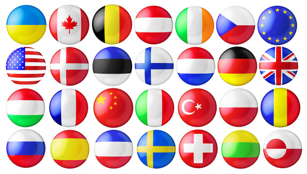national colors of various nations 