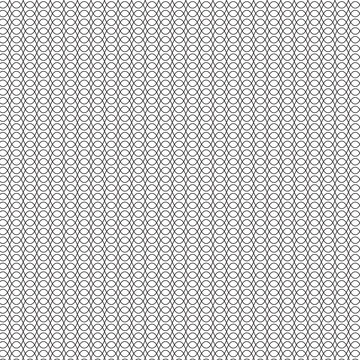 Seamless geometric pattern with repeating interlocking circles and ovals