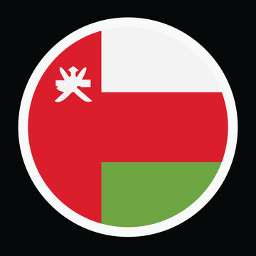 Oman Flag Circle Icon