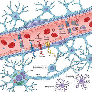 Blood-Brain Barrier and Selective Molecular Transport