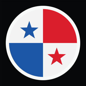 Panama Flag Circle Icon
