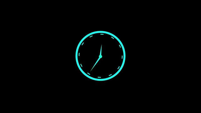 Clock hands move rapidly across a black background displaying the passage of time