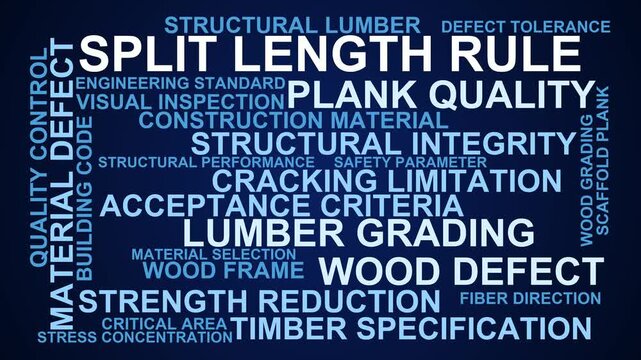 Split Length Rule Word Cloud