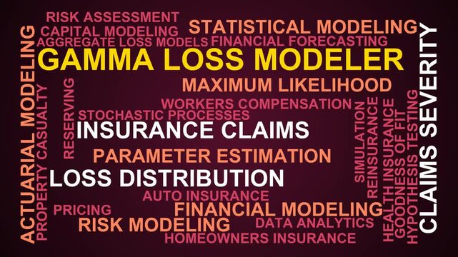 Gamma Loss Modeler Word Cloud