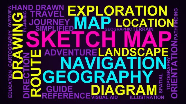 Sketch Map Word Cloud