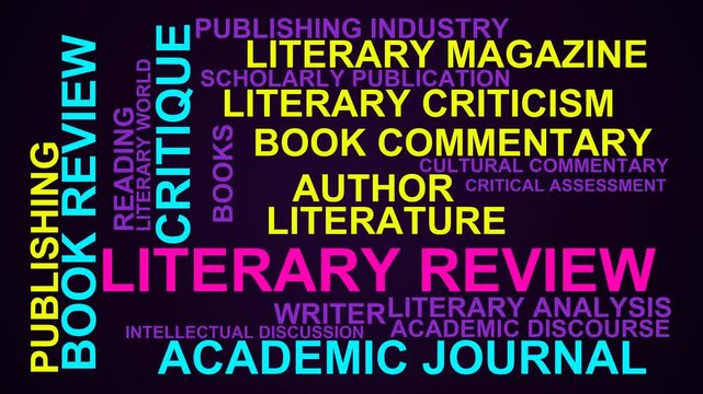 Literary Review Word Cloud