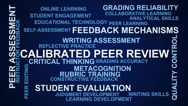 Calibrated Peer Review Word Cloud