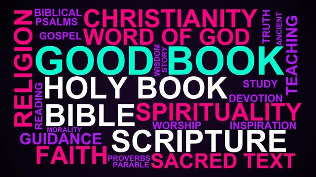 Good Book Word Cloud