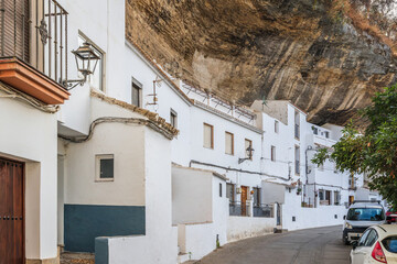 Setenil de las Bodegas, a town famous for its houses built into a rock formation in Andalusia, Spain  © I-Wei Huang