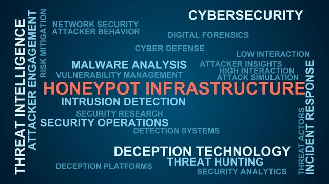 Honeypot Infrastructure Word Cloud