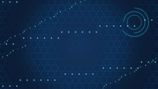 Modern digital growth analytics network visualization background