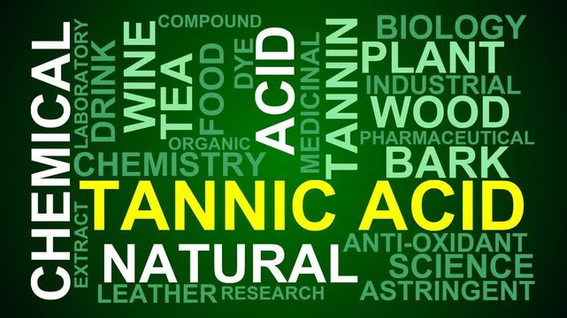 Tannic Acid Word Cloud