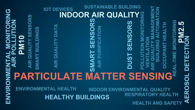 Particulate Matter Sensing Word Cloud
