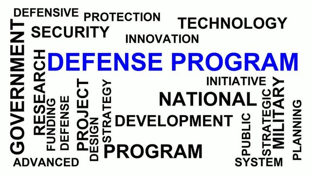 Defense Program Word Cloud