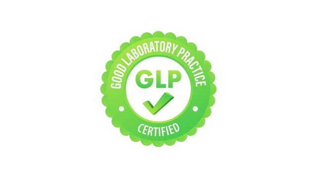 GLP good laboratory practice certified label animation