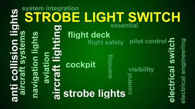 Strobe Light Switch Word Cloud