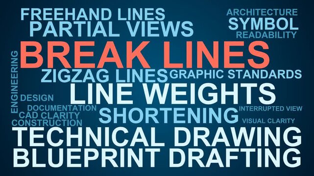 Break Lines Word Cloud