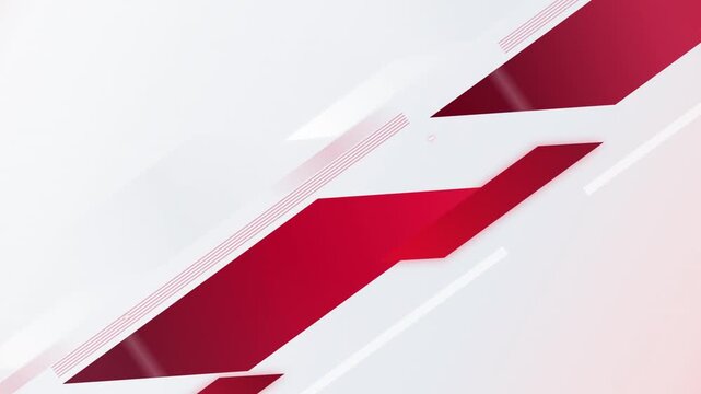 Dynamic red arrow motion graphic background for presentations and