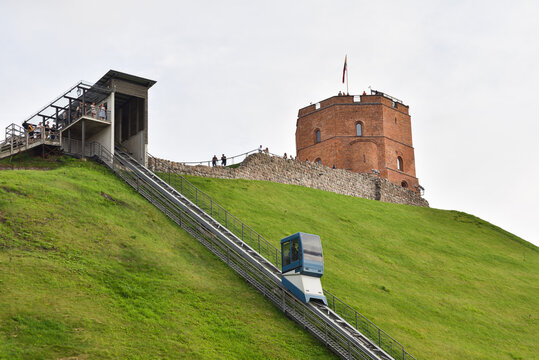 Gediminas Castle Tower in the Old Town of Vilnius, Lithuania