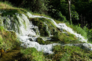 waterfall in the forest © Monika