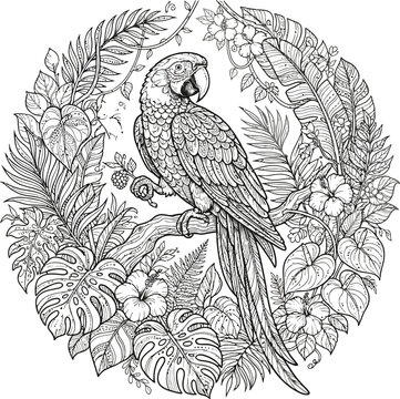 black and white bird