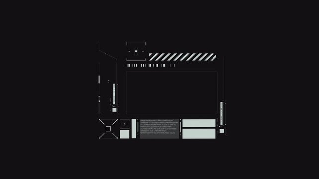 Transforming HUD element with transparent background in 4K