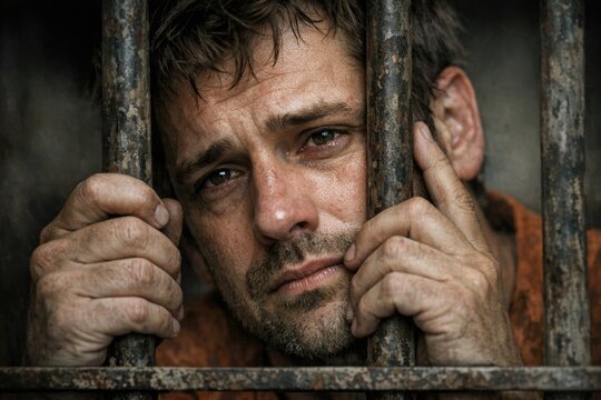 A person incarcerated in prison cells