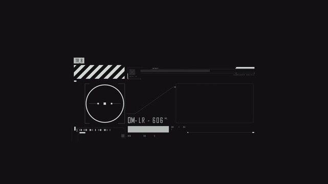 Digital transform HUD tactical UI display	