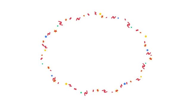 Delicate floral wreath animations in a clean studio setting with subtle bokeh effects