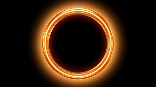A stunning visualization of a supermassive black hole and its accretion disk distorting light