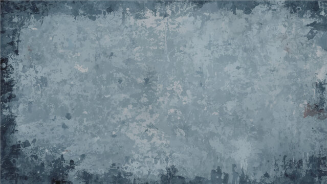 Abstract textured background with a distressed, grunge aesthetic, featuring a mottled color palette of blues, greys, and hints of red, evoking a sense of age and decay. This weathered surface.
